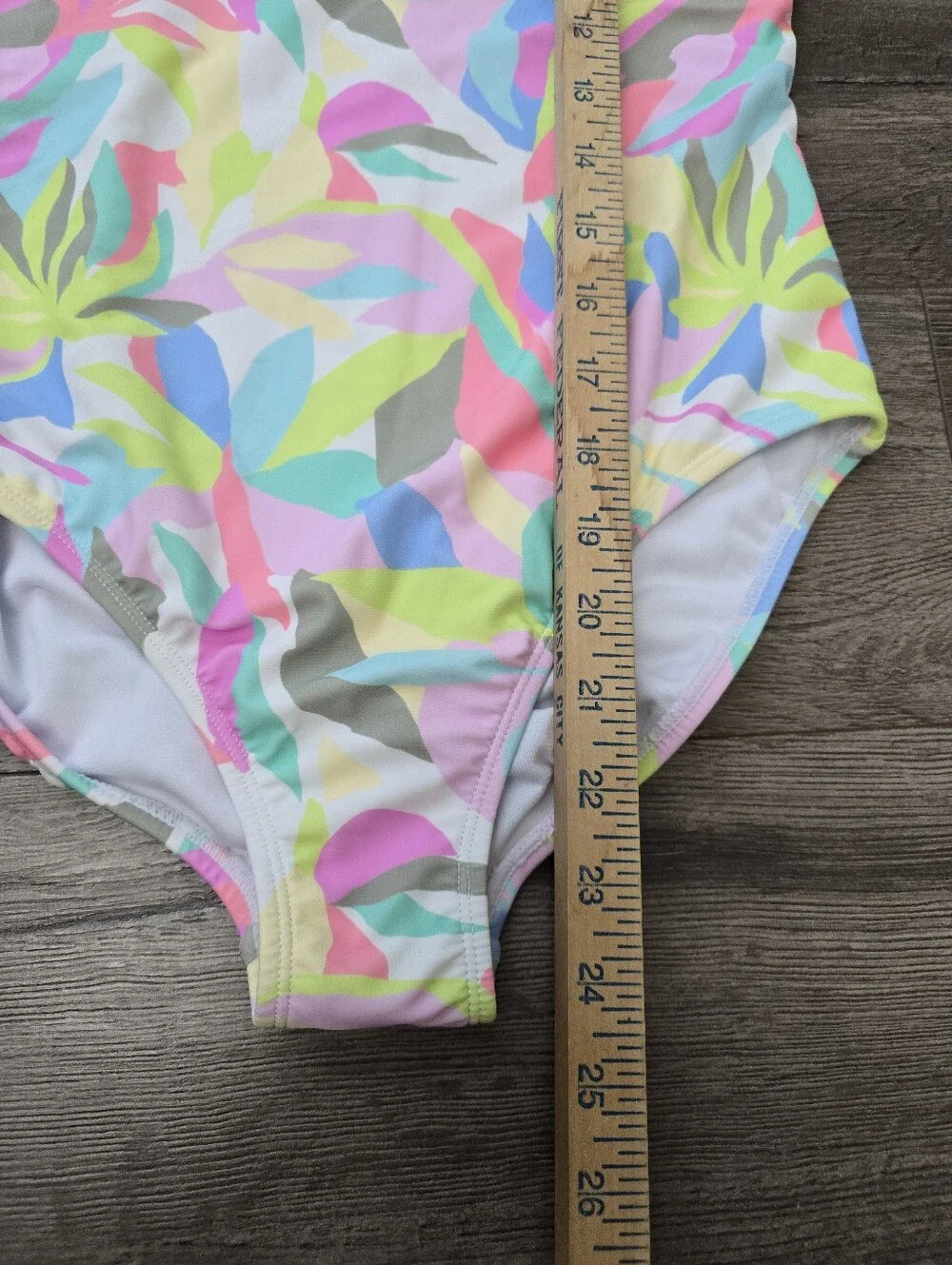 Raisins Girls' One-Piece Swimsuit Pastel Tropical Girls Size 16